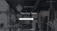 Desktop Screenshot of invertwear.com